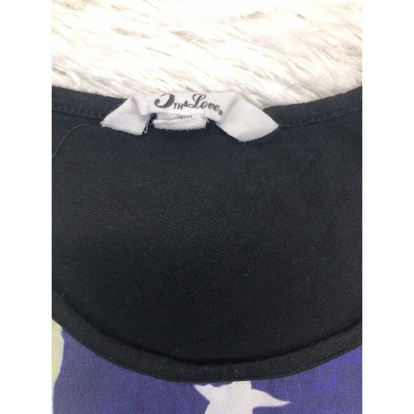 USA Flag Racerback Tank Top 5th & Love Sz S Red Blue Green Semi Sheer Casual - Picture 4 of 6